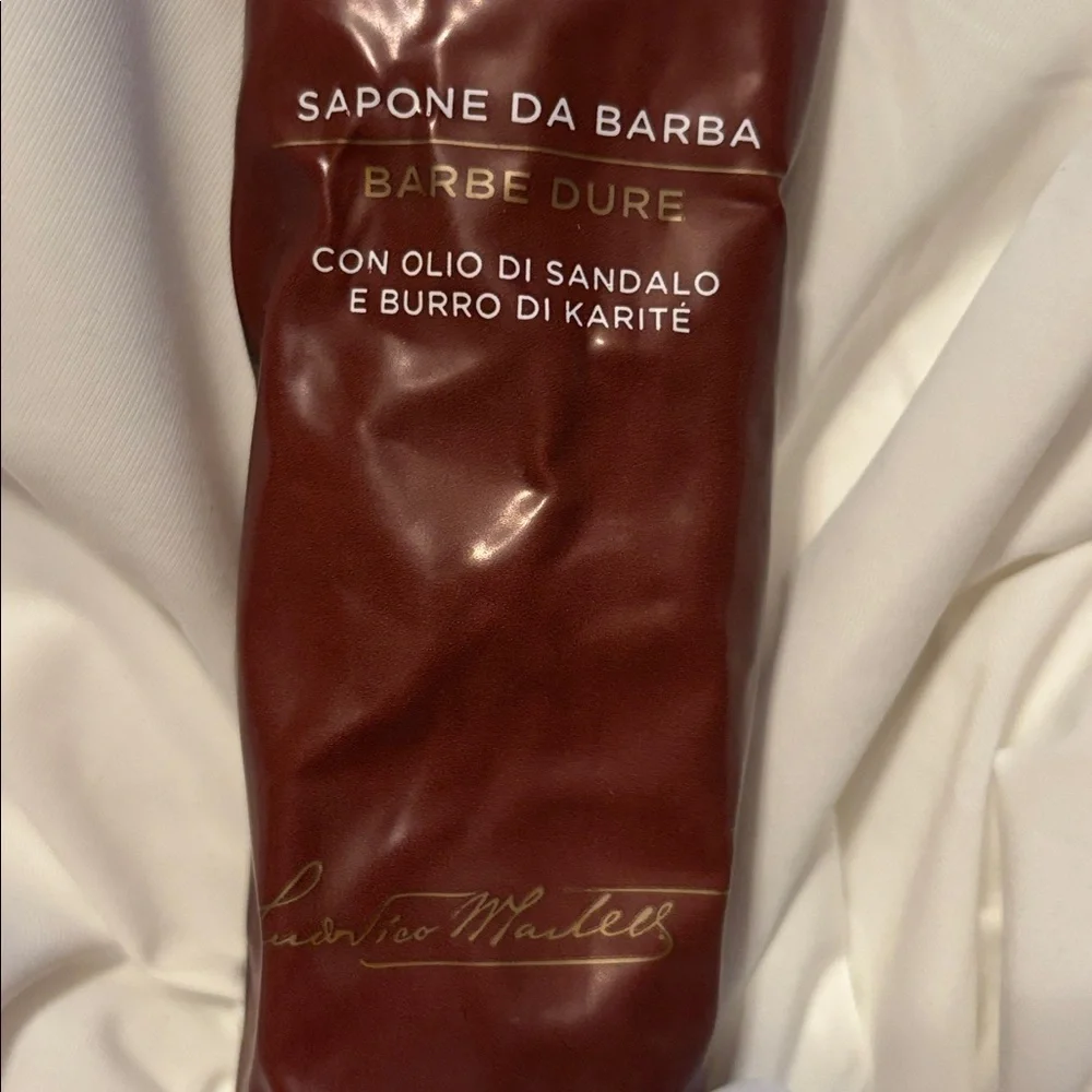 PRORASO Red Shaving Cream In A Tube - Shea Butter, Sandalwood Thick Coarse Beard